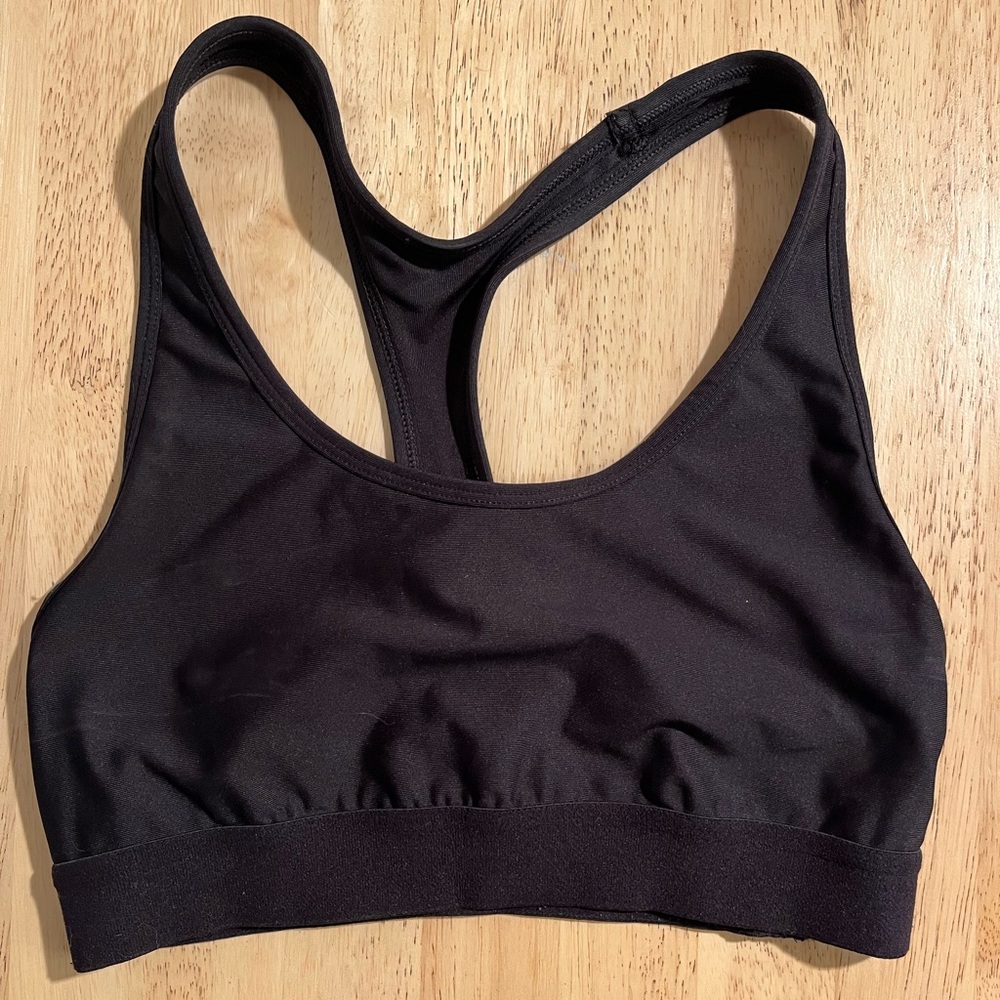 Hanes black Sports Bra